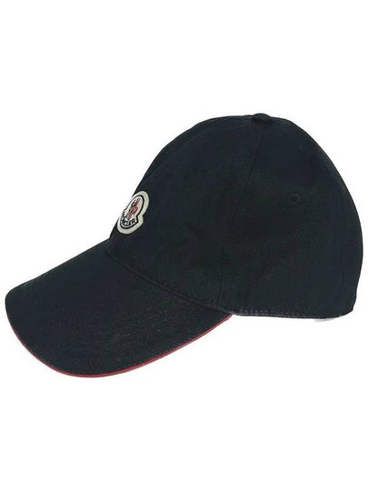 Patch Logo Ball Cap Black - MONCLER - BALAAN 2