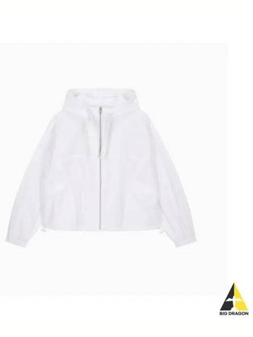 JEANS Women s White Packable Windbreaker J223342 YAF - CALVIN KLEIN - BALAAN 1