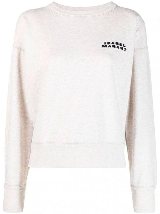 Shard Logo Print Sweatshirt Ecru - ISABEL MARANT - BALAAN 1