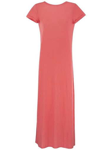 Dress with back neckline - MAJESTIC FILATURES - BALAAN 1