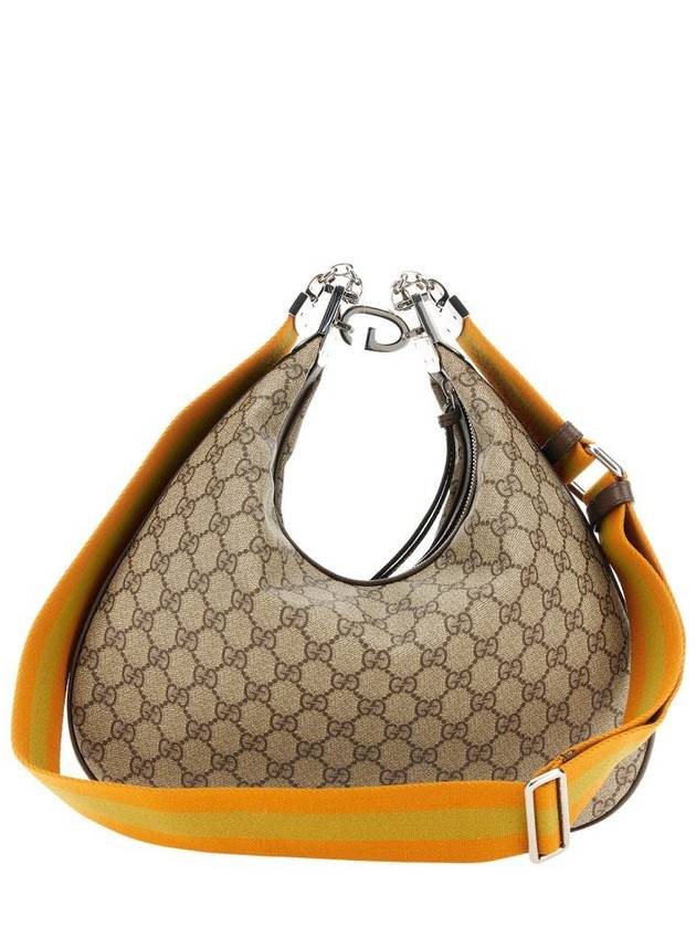 Attache Large Shoulder Bag Beige - GUCCI - BALAAN 4