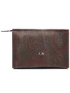 Paisley Clutch Bag Brown - ETRO - BALAAN 5