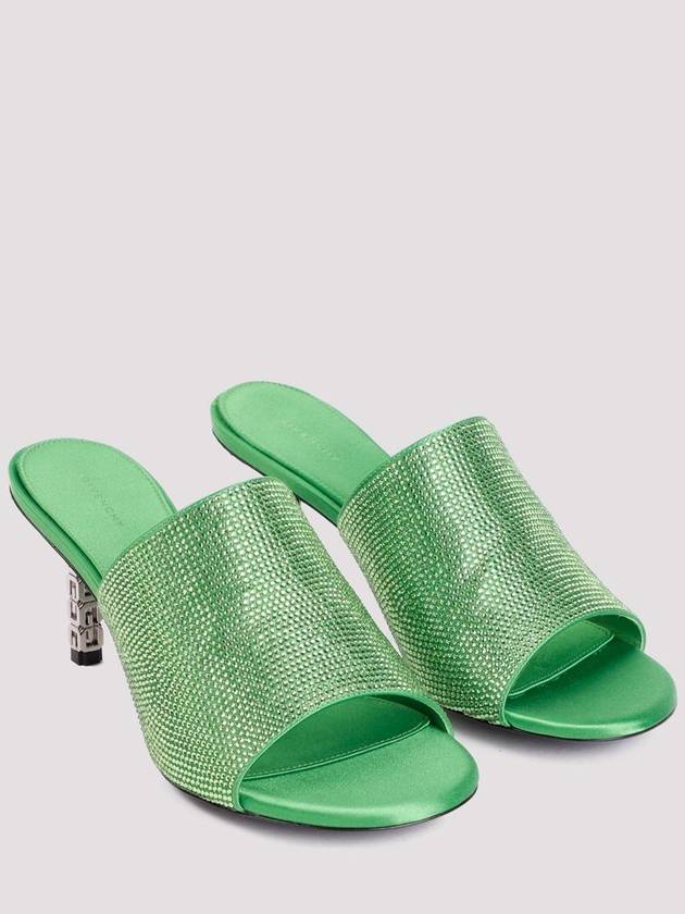 Mule Slippers BE3083E1XV 366 ABSYNTHE GREEN - GIVENCHY - BALAAN 4