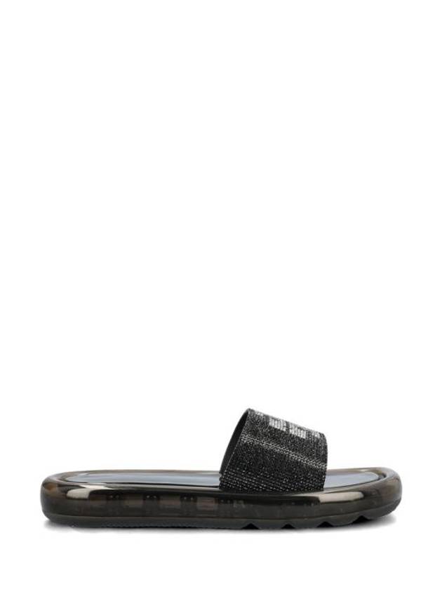 Crystal Bubble Jelly Slippers Perfect Black - TORY BURCH - BALAAN 1