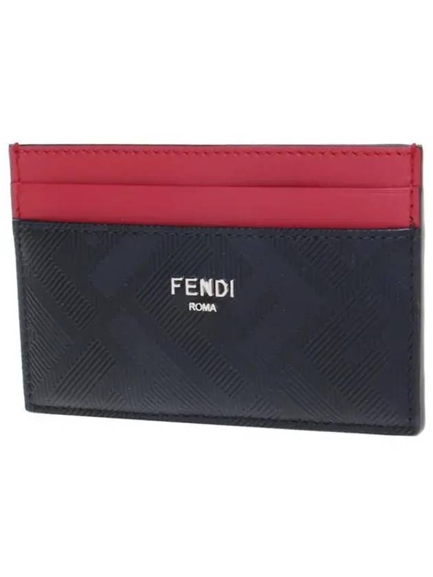 FF Motif Shadow Card Wallet Black - FENDI - BALAAN 3