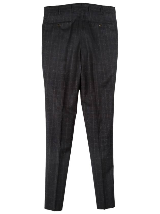 Virgin wool check pleats gray - PT TORINO - BALAAN 3