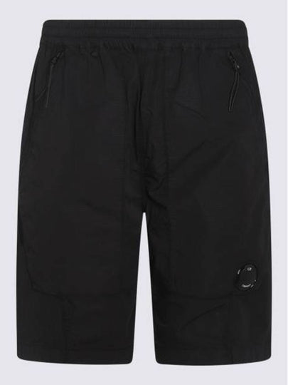 Logo Ripstop Shorts Black - CP COMPANY - BALAAN 2