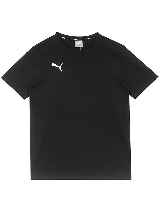 Team Goal 23 Casual Short Sleeve T-Shirt Black - PUMA - BALAAN 3