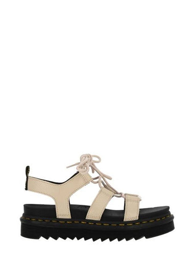 Nartilla Milled Napa Gladiator Sandals Beige - DR. MARTENS - BALAAN 1