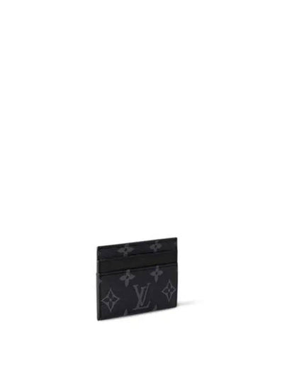 Monogram Eclipse Double Card Wallet Black - LOUIS VUITTON - BALAAN 2