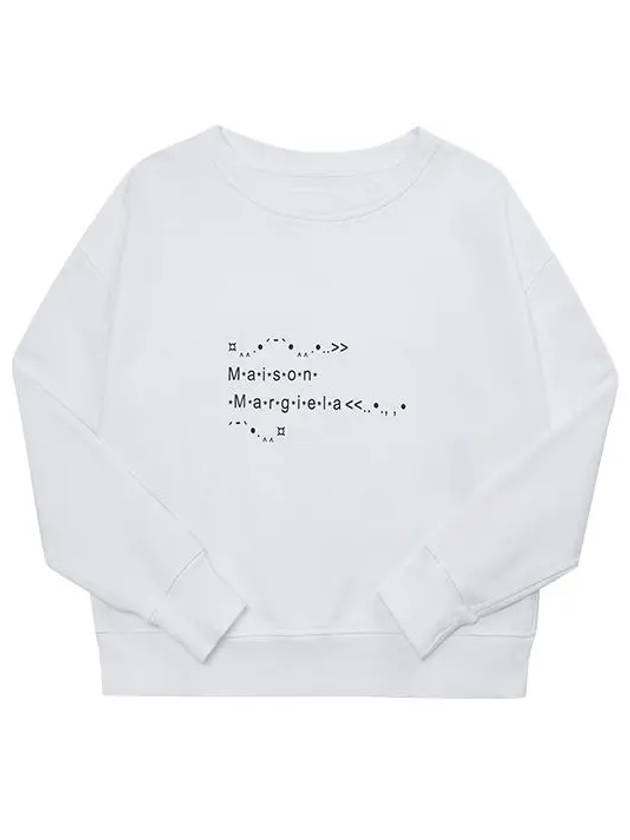 Font Generator Logo Sweatshirt White - MAISON MARGIELA - BALAAN 2