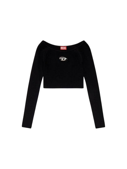 M-Vera-LS Long Sleeve T-Shirt Black - DIESEL - BALAAN 2