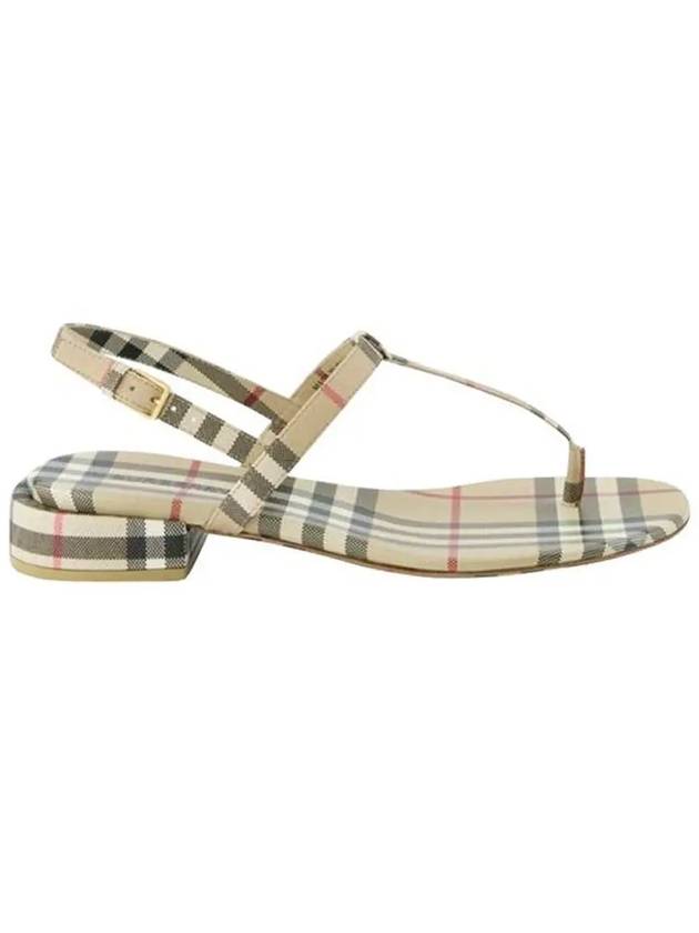 Vintage Check Lambskin Sandals Archive Beige - BURBERRY - BALAAN 3