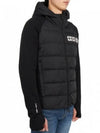 Grenoble Hooded Padded Cardigan Black - MONCLER - BALAAN 3