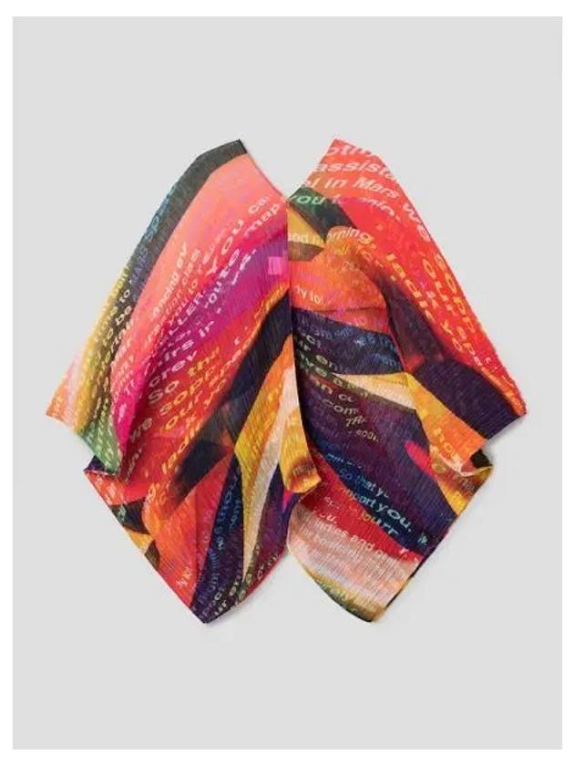 Pleated Please Voyager Madame T Scarf Muffler Sunset Domestic Product GM0024070139217 - ISSEY MIYAKE - BALAAN 1