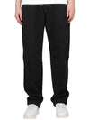 Shadow Project Cotton Fleece Jogger Track Pants Black - STONE ISLAND - BALAAN 2