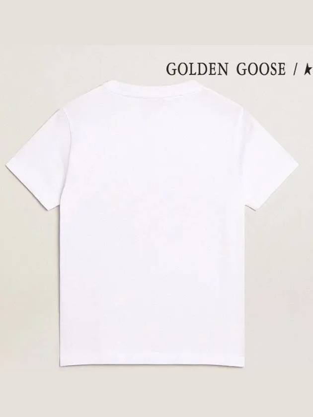 Kids Logo T Shirt White GKP01403 P001084 10350 - GOLDEN GOOSE - BALAAN 3