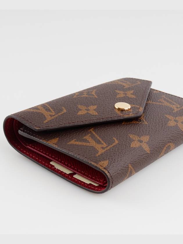 Victorine Monogram Half Wallet Fuchsia - LOUIS VUITTON - BALAAN 5