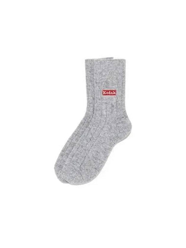 KODAK Apparel Logo Wool Socks GRAY K3443LSCC2GRY - KODO - BALAAN 1