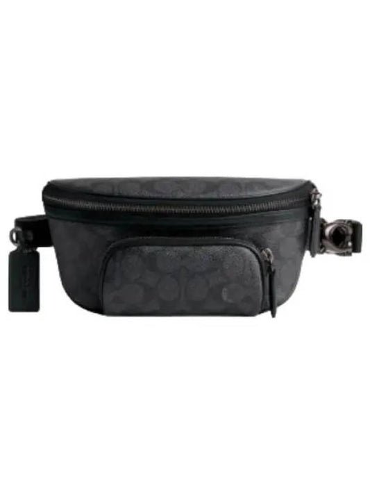 Beck Belt Bag in Signature Canvas Crossbody - COACH - BALAAN 1