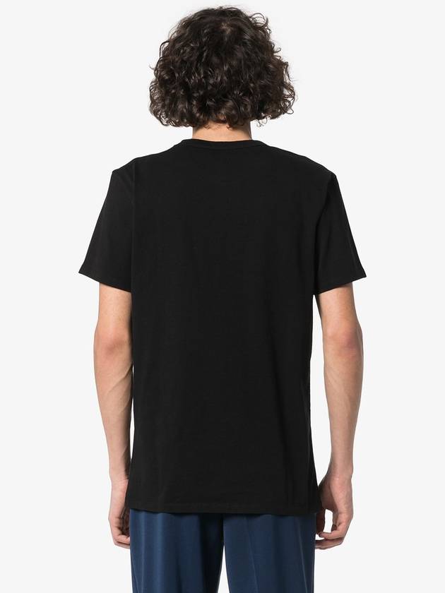 Palais Royal Classic Short Sleeve T-Shirt Black - MAISON KITSUNE - BALAAN 4