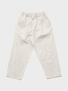 Cotton wide banding pants ivory - FFEFF STUDIO - BALAAN 1