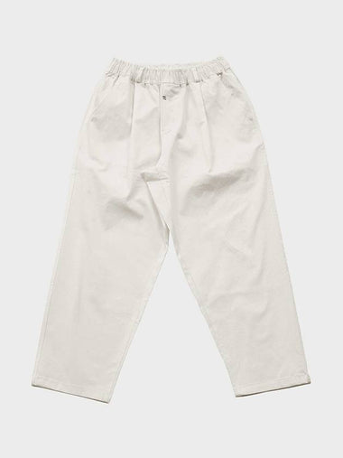 Cotton Wide Banding Pants Ivory - FFEFF STUDIO - BALAAN 1