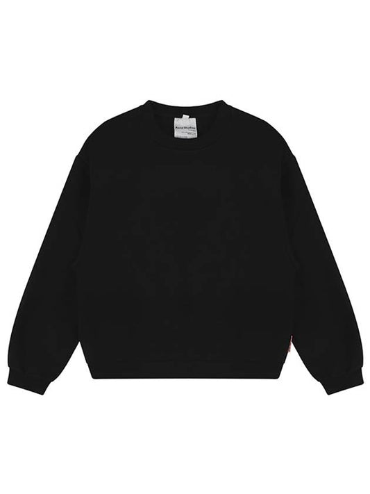 Crew Neck Sweatshirt Black - ACNE STUDIOS - BALAAN 2