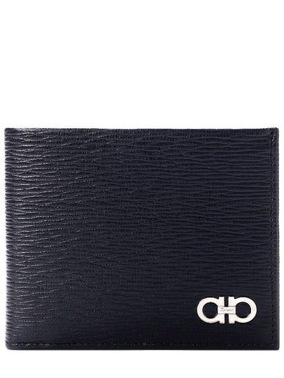 Gancini Half Wallet Deep Ocean - SALVATORE FERRAGAMO - BALAAN 2