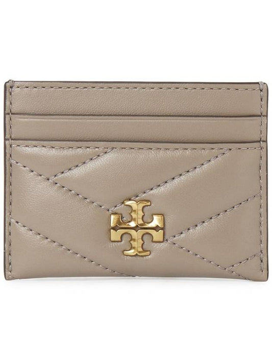 Kira Chevron Logo Card Wallet Grey - TORY BURCH - BALAAN 2