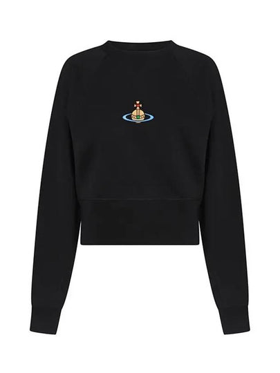 RB Embroidered Logo Sweatshirt Black - VIVIENNE WESTWOOD - BALAAN 2