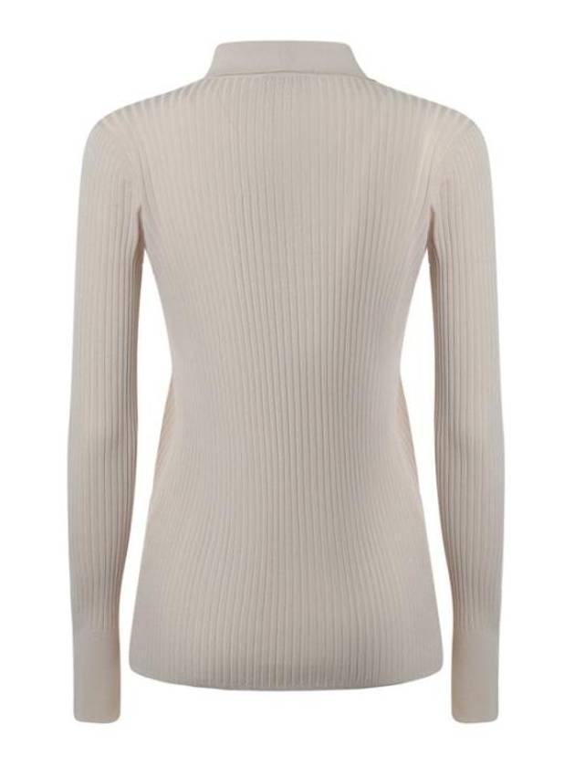 Tropea Ribbed Cardigan Natural - S MAX MARA - BALAAN 3