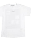 Small Logo Print Short Sleeve T-Shirt White - STONE ISLAND - BALAAN 2