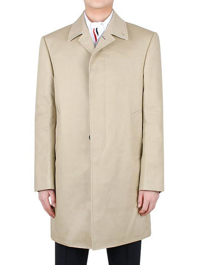 Men's Mackintosh Bal Collar Classic Single Coat Khaki - THOM BROWNE - BALAAN 2