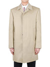 Men's Mackintosh Bal Collar Classic Single Coat Khaki - THOM BROWNE - BALAAN 3