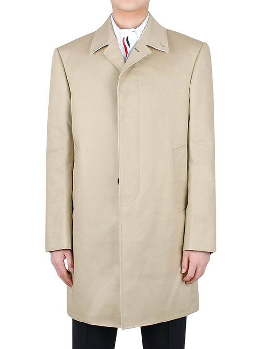 Men's Mackintosh Bal Collar Classic Single Coat Khaki - THOM BROWNE - BALAAN 2