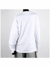 Logo Embroidered Cotton Long Sleeve T-shirt White - MIU MIU - BALAAN 5