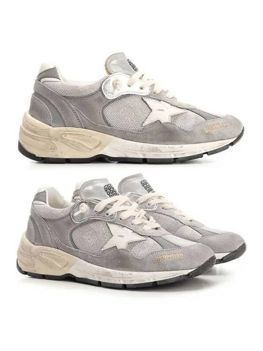 Dad Running Suede Sneakers Grey - GOLDEN GOOSE - BALAAN 2