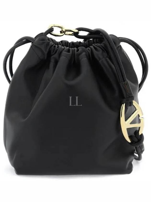 24 4W0P0AC3 ZFJ 0NO 4W2P0AC3 V logo nappa leather mini bucket bag - VALENTINO - BALAAN 1