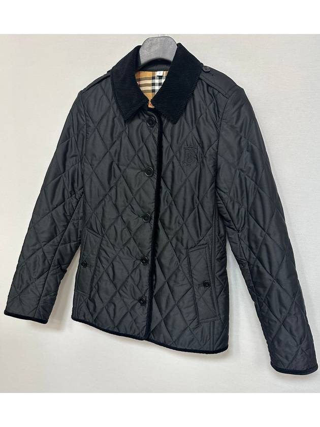 Monogram motif diamond quilted jacket 55 - BURBERRY - BALAAN 4