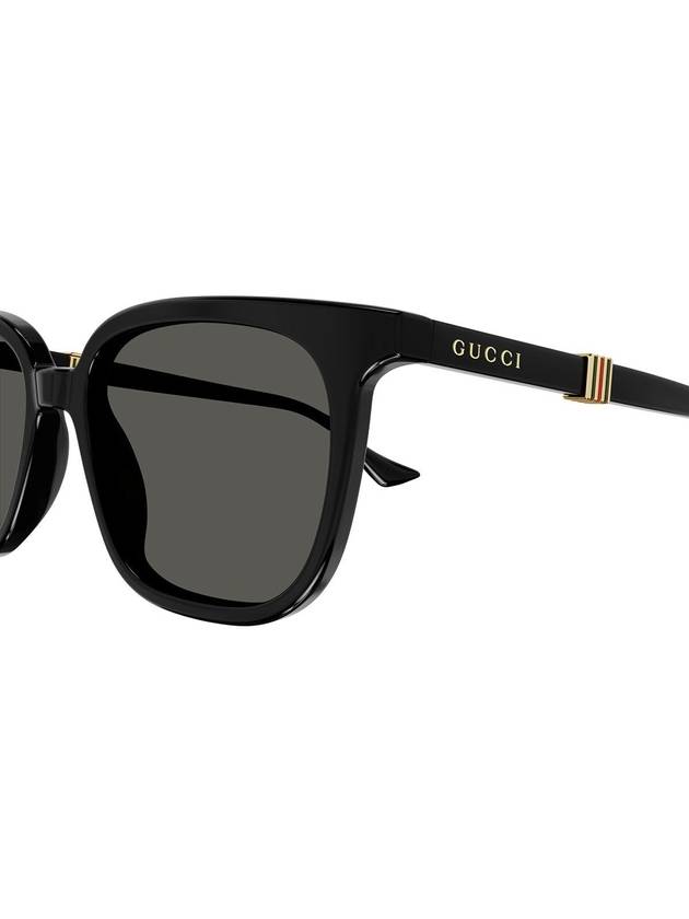 Square Frame Sunglasses Black - GUCCI - BALAAN 5