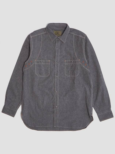 New Medical Shirt Salt Pepper - NIGEL CABOURN - BALAAN 1