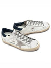 Superstar Heel Tab Low Sneakers White Navy - GOLDEN GOOSE - BALAAN 4