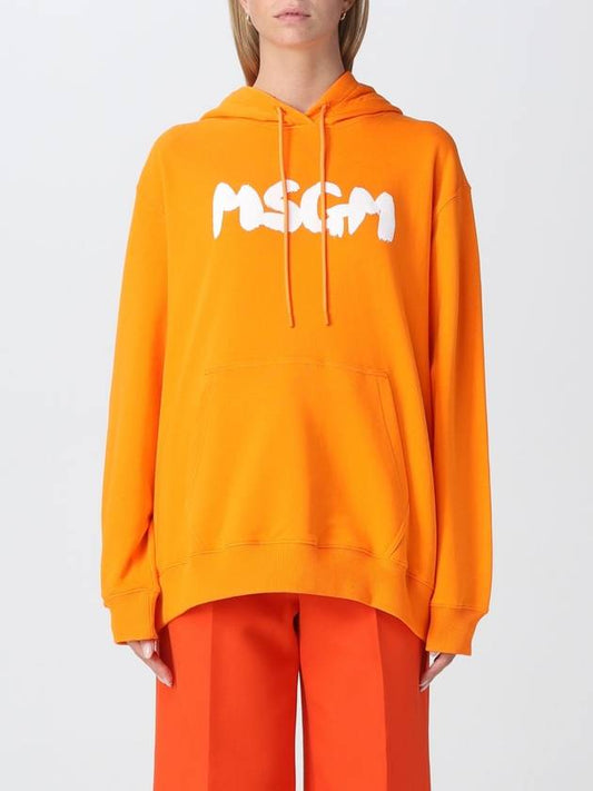 Cloud logo hooded sweatshirt 3341MDM182 227799 10 - MSGM - BALAAN 1