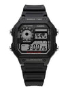 Square Sports Digital Watch Black - CASIO - BALAAN 1