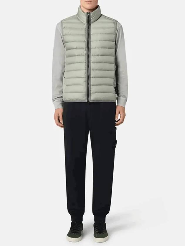 Loom Woven Chambers Recycled Nylon Down TC Vest Grey - STONE ISLAND - BALAAN 5