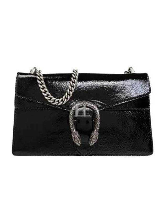 Dionysus Small Leather Shoulder Bag Black - GUCCI - BALAAN 2