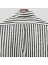 Logo Stripe Linen Long Sleeve Shirt Green - POLO RALPH LAUREN - BALAAN 11