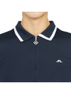 Women's Antonia Golf Polo Shirt Navy - J.LINDEBERG - BALAAN 7