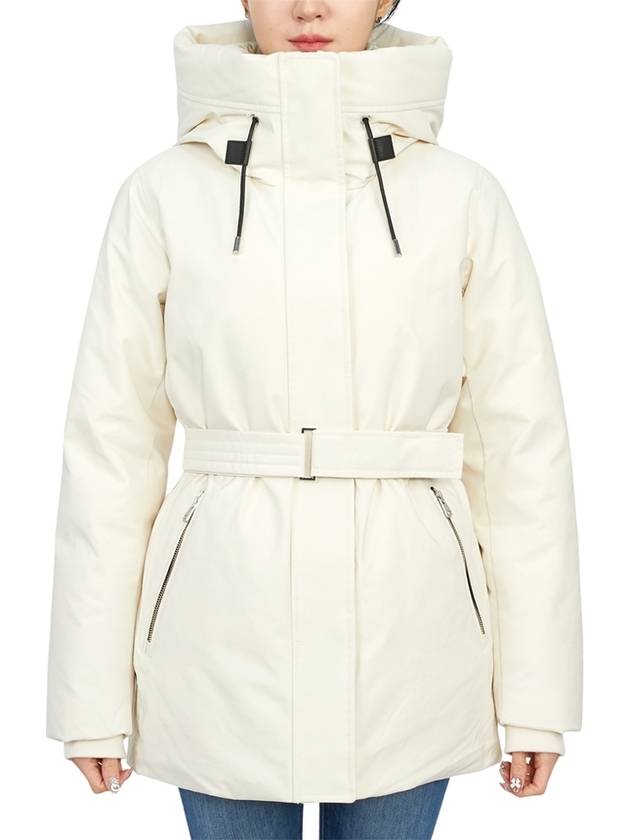 JENI NF CREAM Women s Hooded Padded Jumper Parka - MACKAGE - BALAAN 3